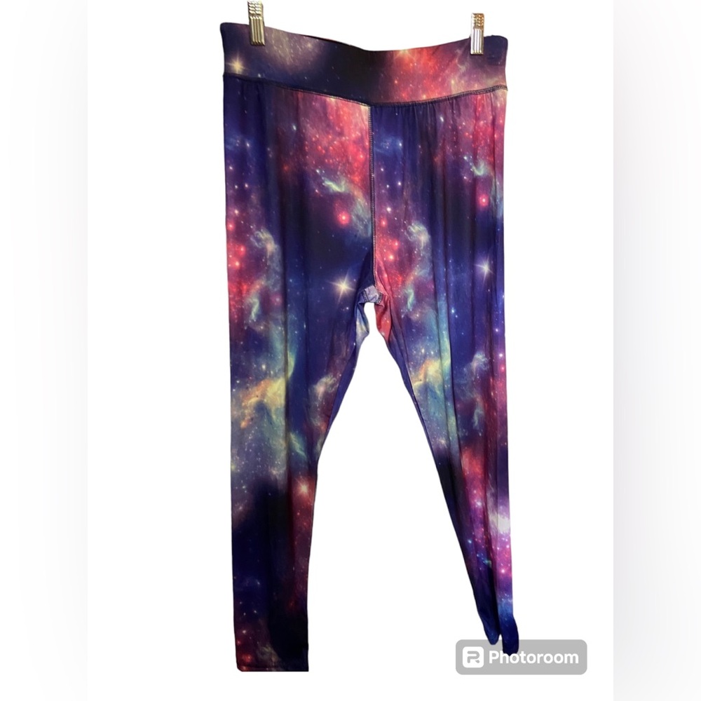 Zone promyouth big girls large galaxy pillon workout Leggings large lounge